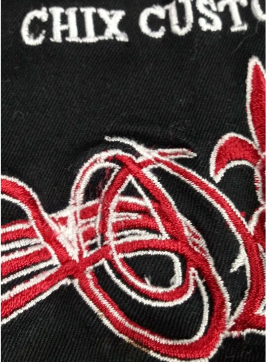 Chrome Eagle Black shirt XXL Women button down Chix Custom Cycles Embroydered - Picture 6 of 15